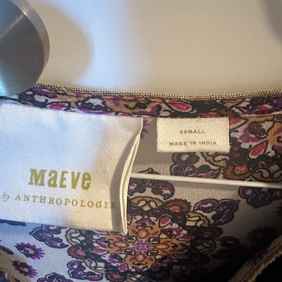 Anthropologie deep purple dress - Picture 3 of 4